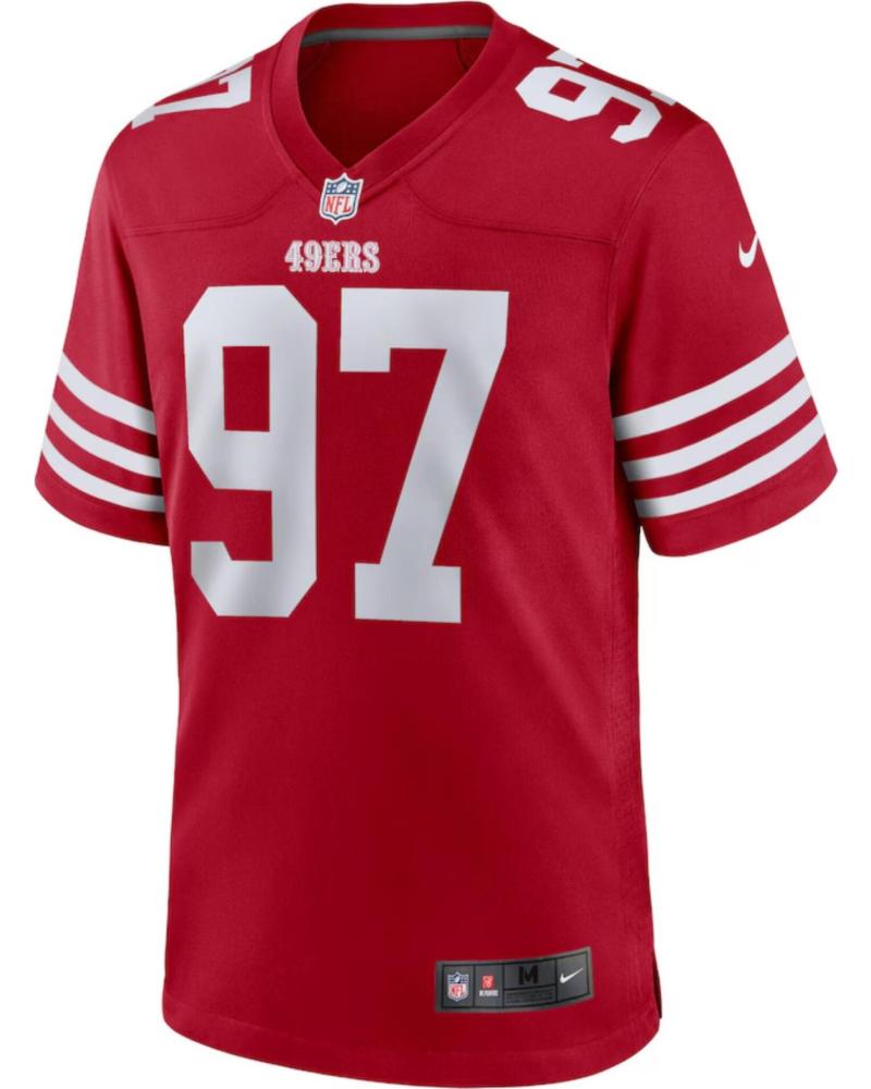 NIKE CAMISETA NFL SAN FRANCISCO 49ERS NICK BOSA 97 JERSEY ROJO