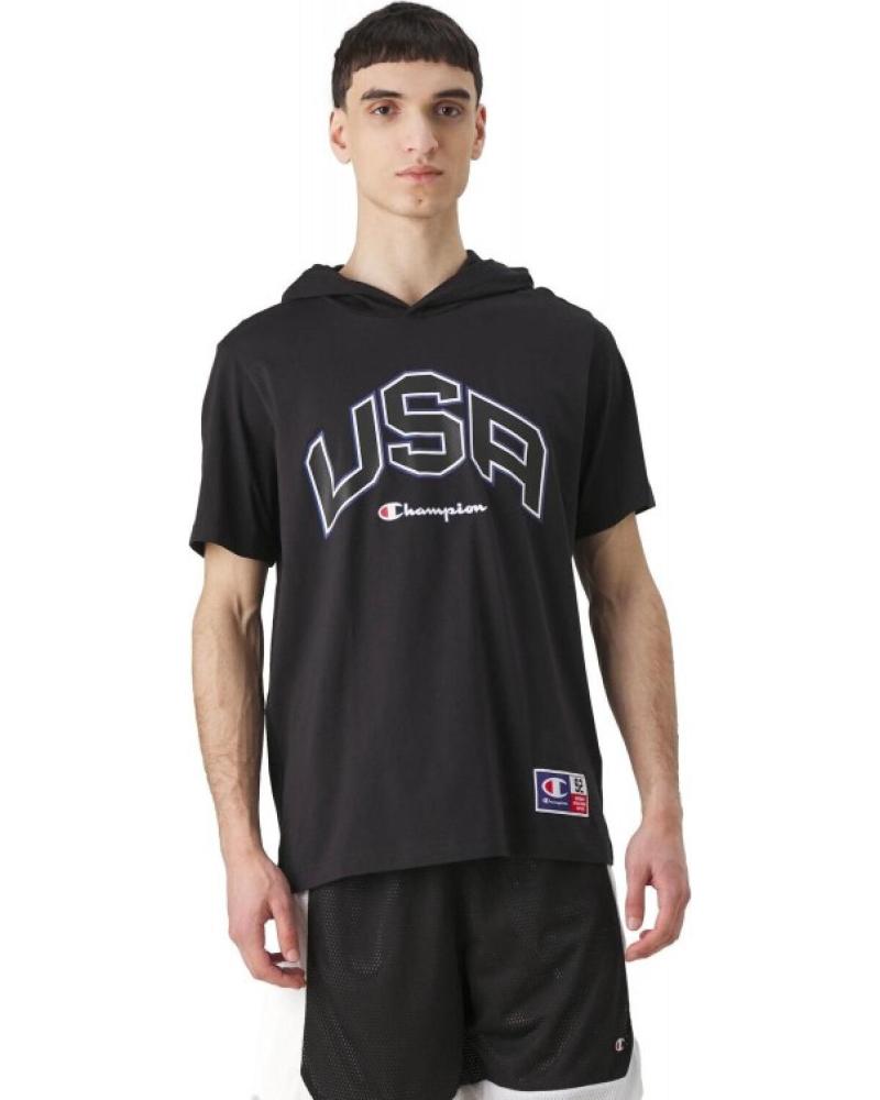 CHAMPION CAMISETA JUNIOR USA CON CAPUCHA MARINO REF 1178086 AZUL