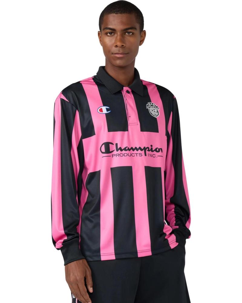 CHAMPION CAMISETA ROCHESTER STRIPED FOOTBALL JERSEY 1178094 ROSA