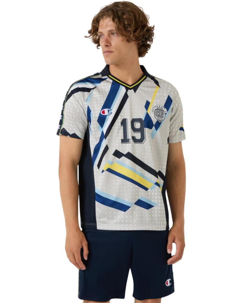 CHAMPION CAMISETA ROCHESTER GEOMETRIC FOOTBALL JERSEY BLANCO REF 1179400
