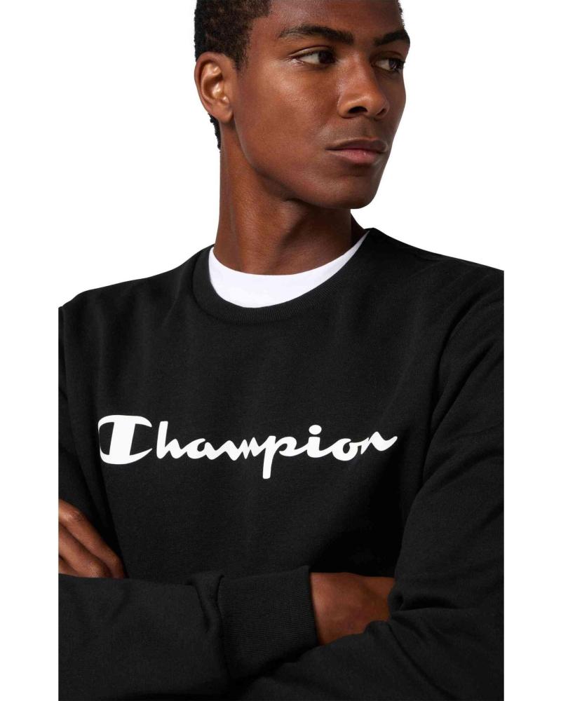 CHAMPION SUDADERA BIG PRINTED LOGO CREWNECK REF: 1178099-1179403 NEGRO