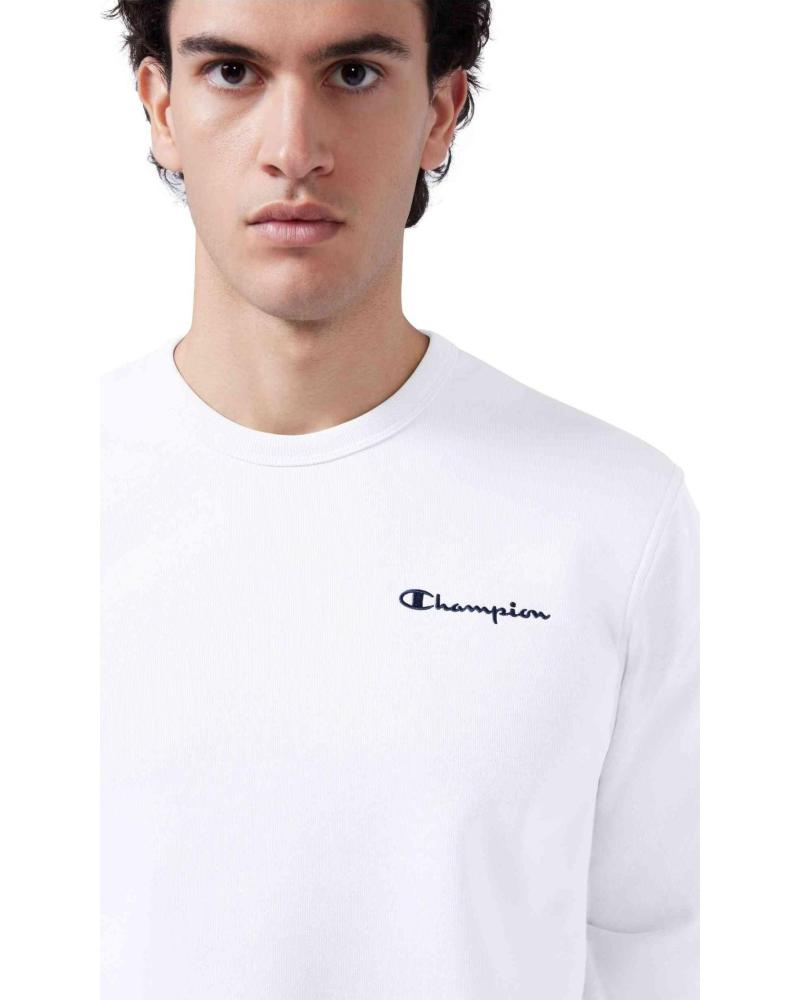 CHAMPION SUDADERA SMALL EMBROIDERED LOGO CREWNECK BLANCA REF 1179408 BLANCO