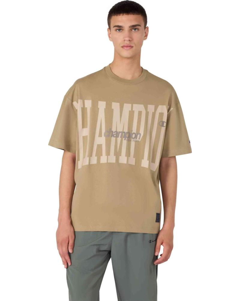 CHAMPION CAMISETA MAXI LOGO URBAN CONTEMPORARY BEIGE REF 1178111
