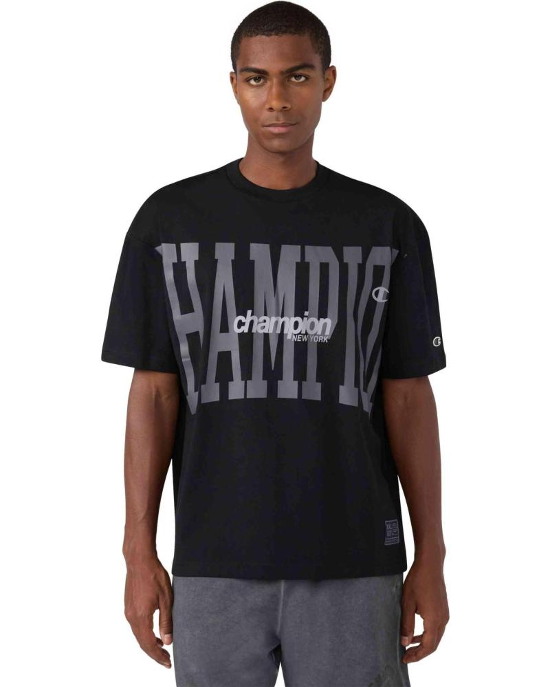 CHAMPION CAMISETA NEGRA MAXI LOGO URBAN CONTEMPORARY 1178112 NEGRO