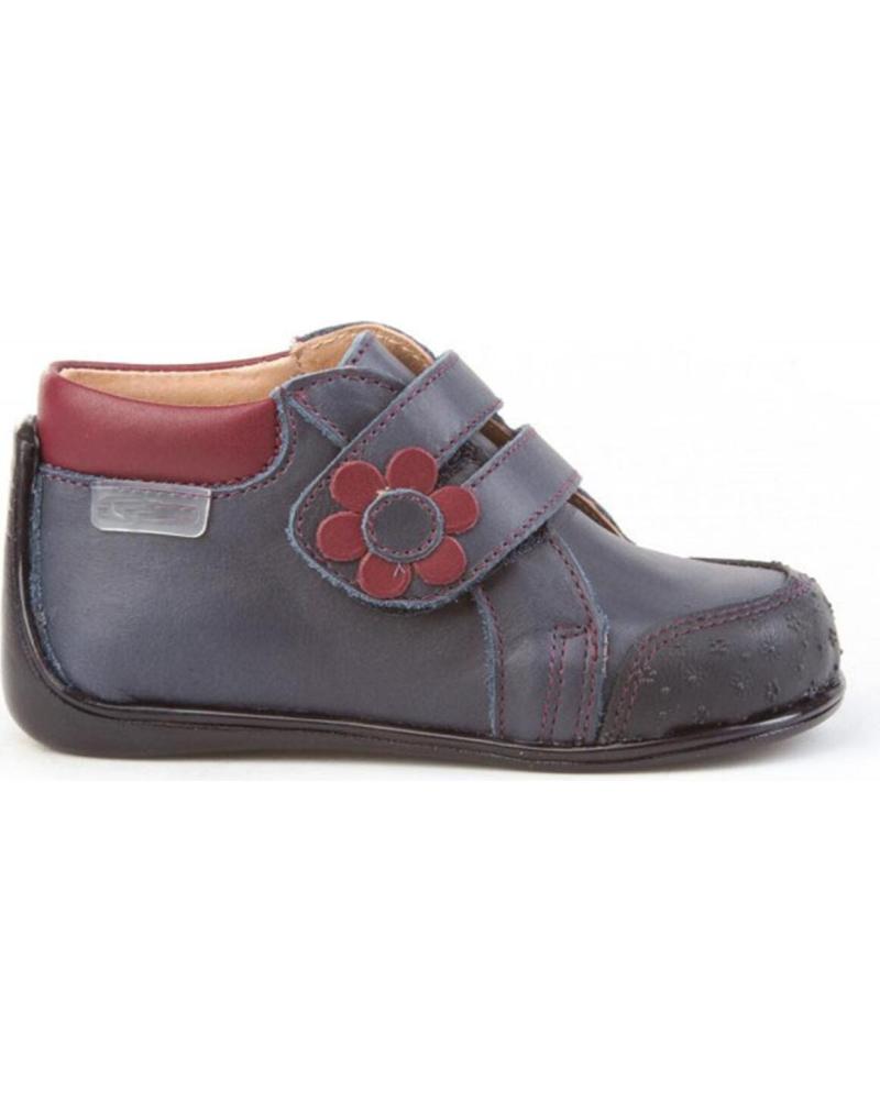 Botines de Niña ANGELITOS BOTITA NEO GATEO PIEL 611 MARINO