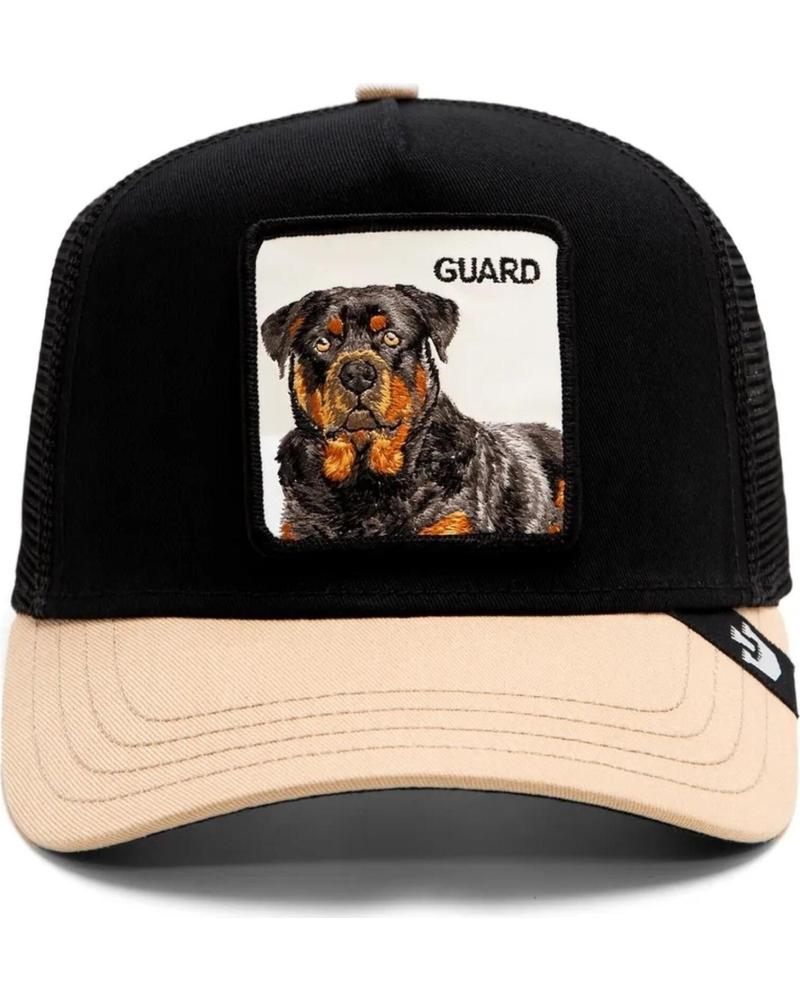 GOORIN BROS GORRA NEGRA ROTTWEILLER THE GUARD DOG TRUCKER CAP NEGRO