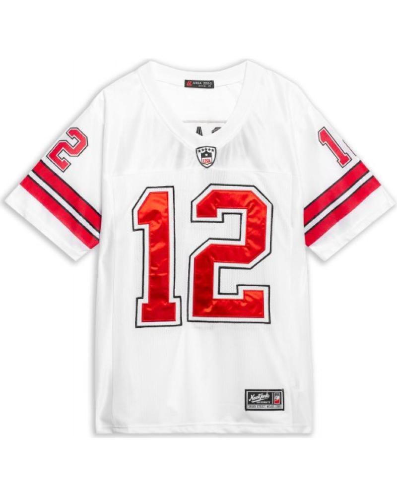 OVER STREET CAMISETA NFL AREA ZERO BRADY 12 JERSEY BLANCO