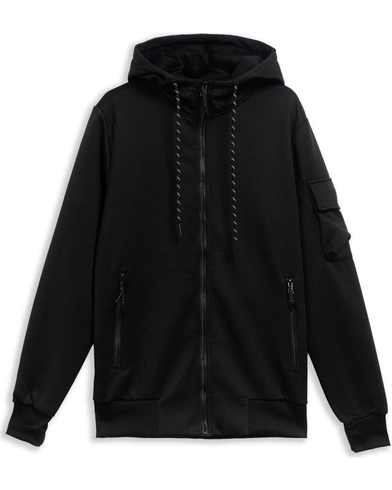 OVER STREET CHAQUETA POLY TECH ARM POCKET 1179867 NEGRO