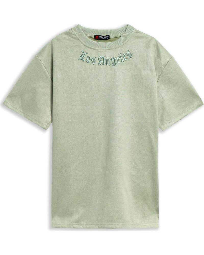 OVER STREET CAMISETA AREA ZERO LOS ANGELES OVERSIZED SUEDE 1179890/1180288 VERDE