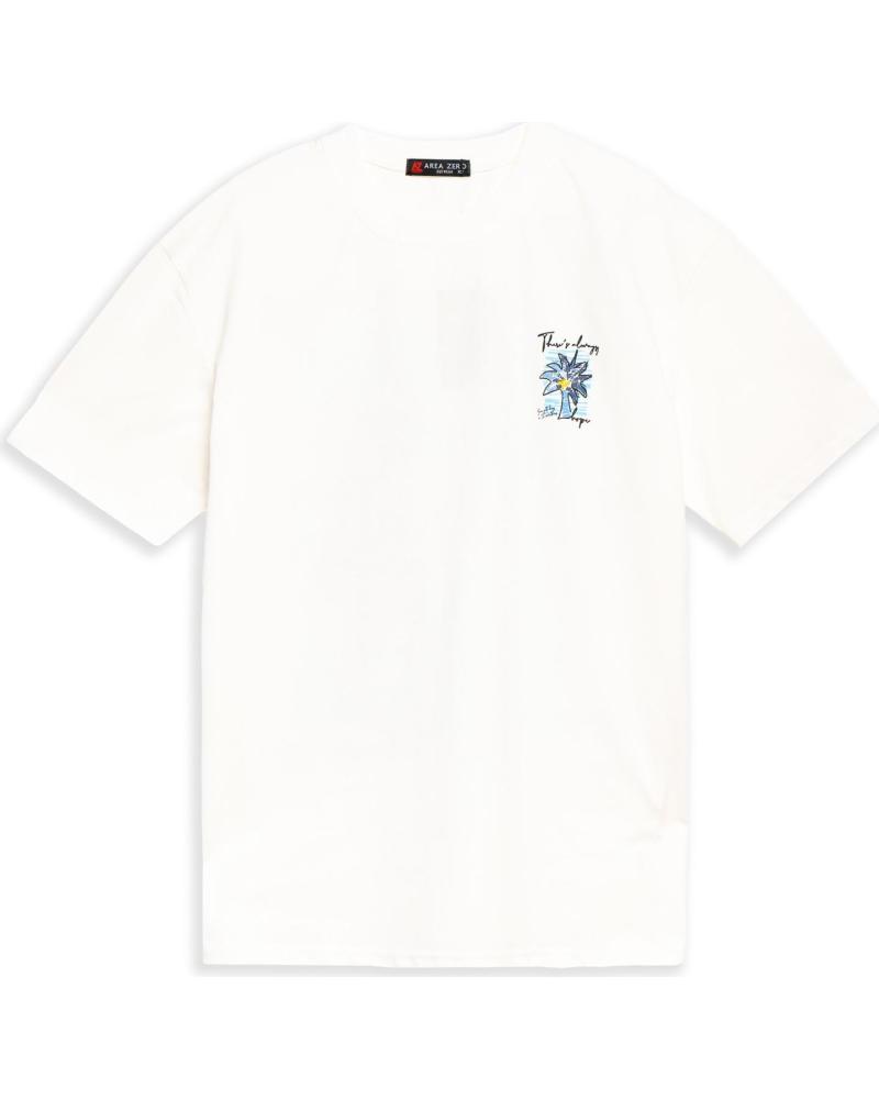 OVER STREET CAMISETA OVERSIZED AREA ZERO ALWAYS HOPE 1179925 BLANCA BLANCO