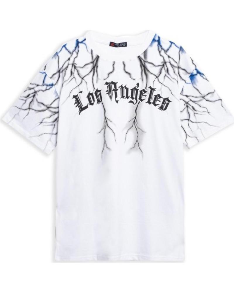 OVER STREET CAMISETA AREA ZERO 1180006 BLANCA LOS ANGELES THUNDER BACK WINGS BLANCO