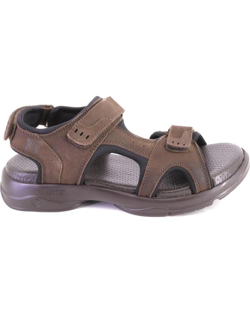CORONEL TAPIOCCA SANDALIAS DE HOMBRE 701 EN PIEL MARRÓN, REF 1180491 MARRON