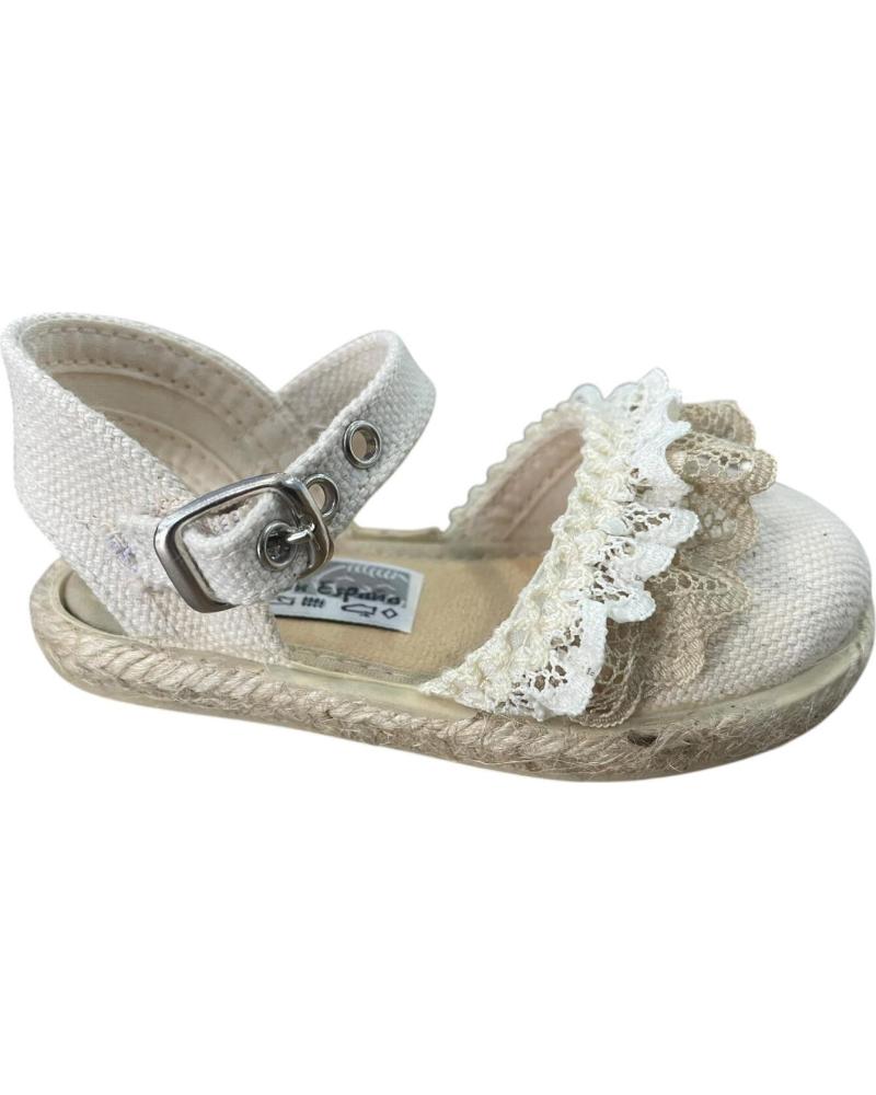 ANDREA RUIZ SANDALIA ESPARTO CON ENCAJE REF 263--E VARIOS COLORES