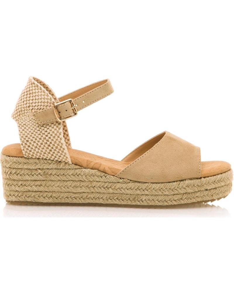 MTNG SANDALIA CUÑA 59909 BEIGE