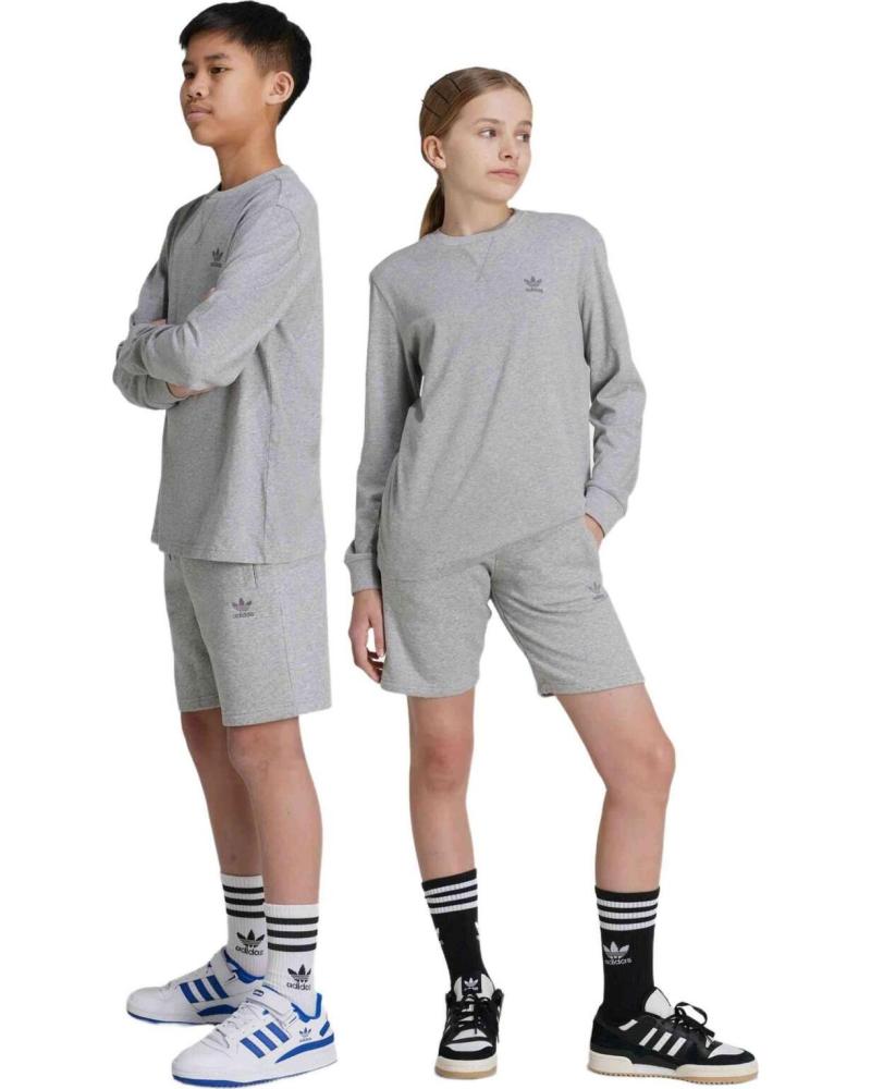 PANTALÓN CORTO ADIDAS IX5237 UNISEX NIÑOS GRIS