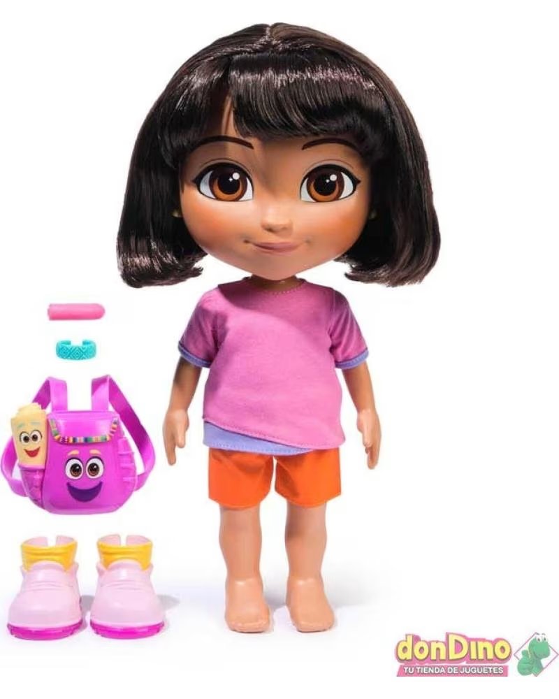 Muñeca Spin Master Dora la Exploradora con Accesorios - Ref 1184757 Rosa