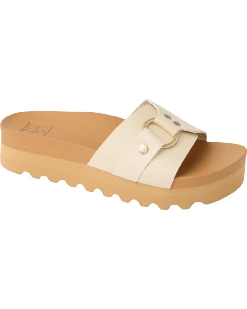 Sandalias Reef para Mujer, Diseño Ergonómico con Hebilla Blanco