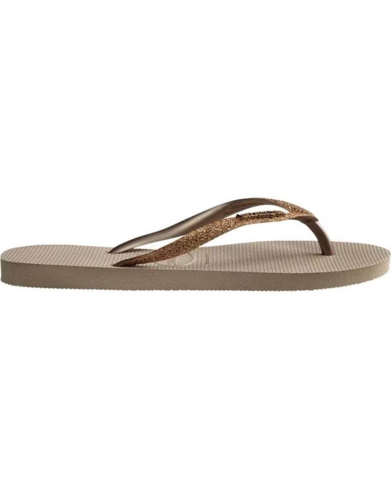 Chanclas Havaianas Slim Glitter Beige 213100100023