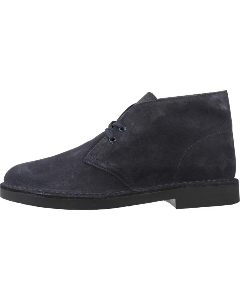 Botines Desert Boot Evo Clarks en Ante Azul Navy – imagen 4