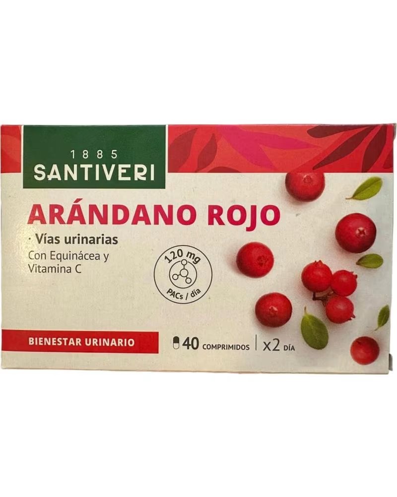 Santiveri Arãndano Rojo 40 Comprimidos