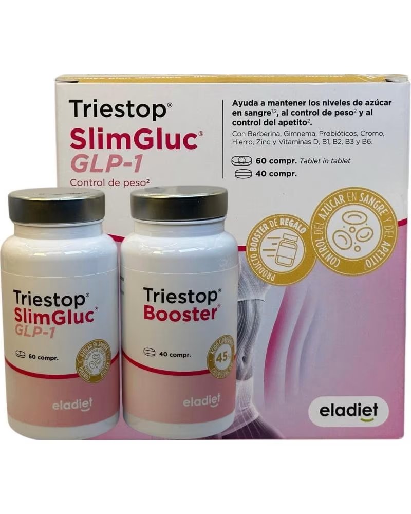 Eladiet Pack Triestop Slimgluc GLP-1 Booster 60+40 Comprimidos