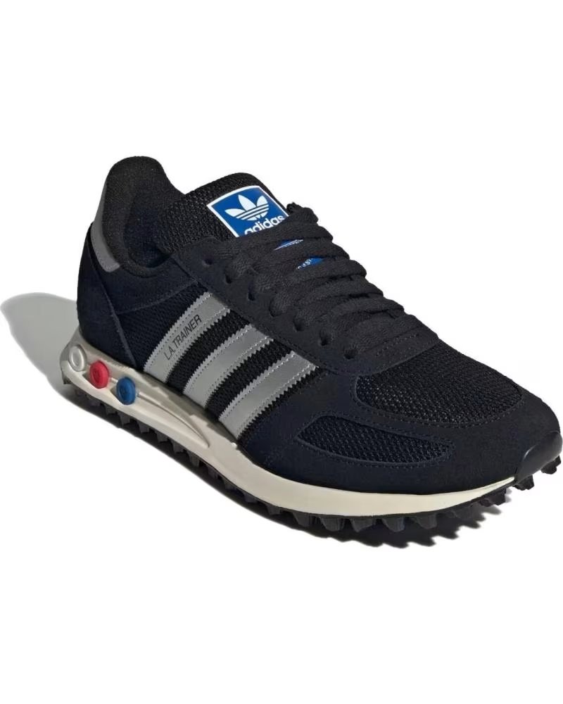 Zapatillas Adidas la Trainer Og KJ4381 Negro Plateado