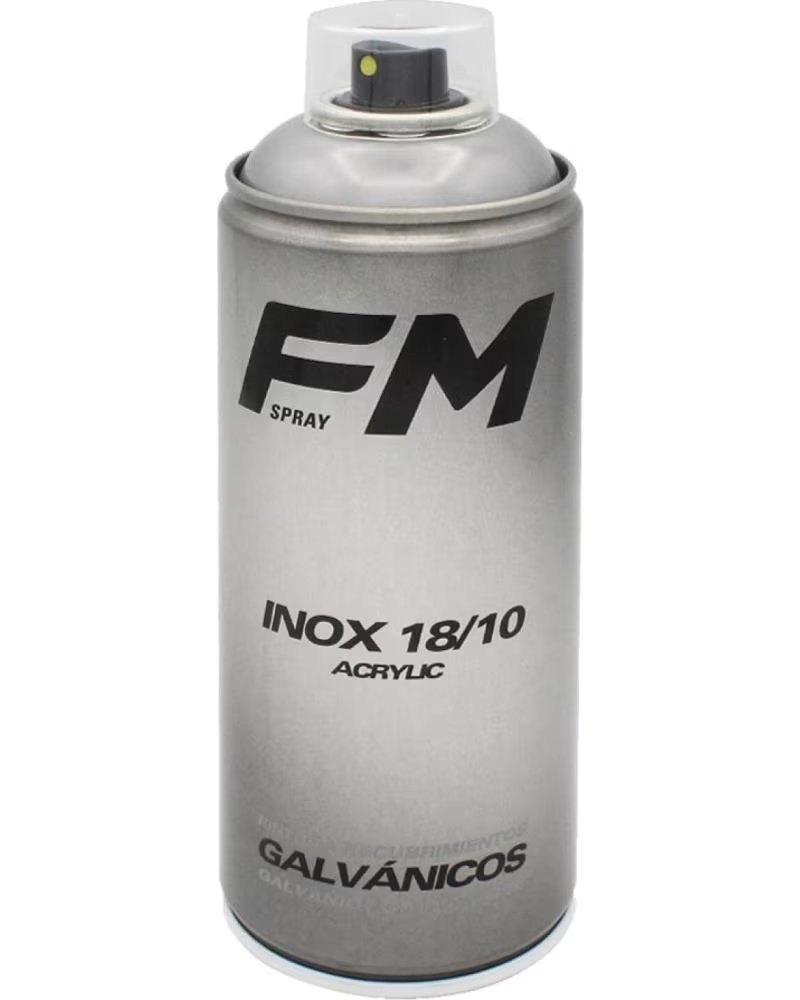 Pintura en Spray Fm Inox 18/10 Galvanizados Gris