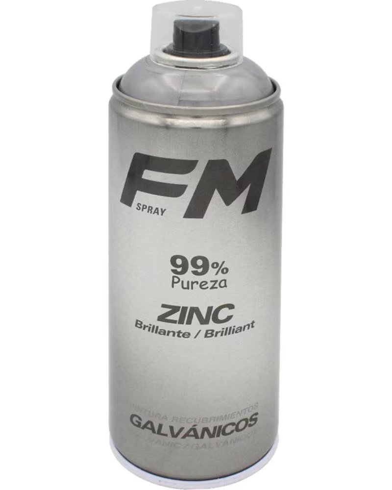 Spray de Zinc Galvanizado en Frío Fm 99% Pureza Gris