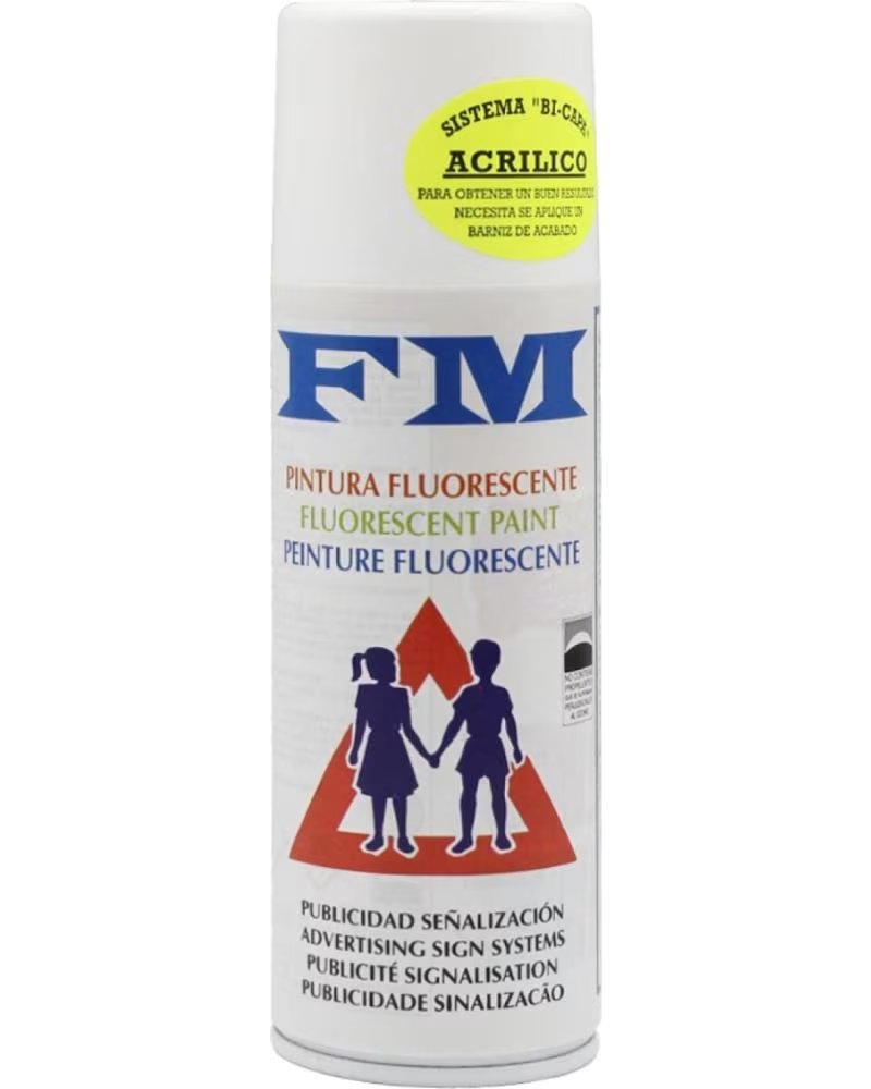 Pintura Acrílica en Aerosol Multiusos Fm Blanco