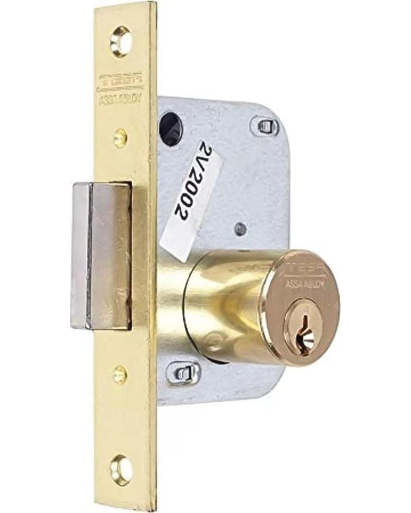 Cerradura Tesa de Alta Seguridad para Puertas Interiores Latón