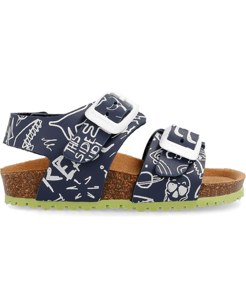 Sandalias de Niño GARVALIN SANDALIA GARVALIN PUNTERA ABIERTA A-AZUL Y BOLIMAT Y