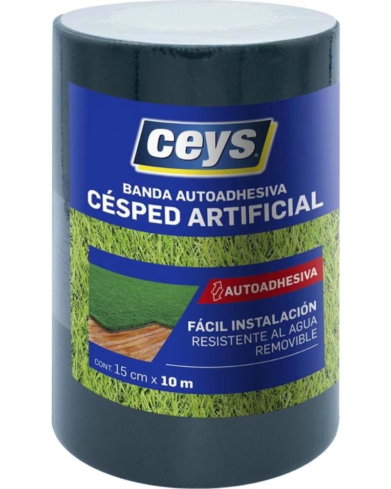 Banda Autoadhesiva Ceys para Césped Artificial Verde