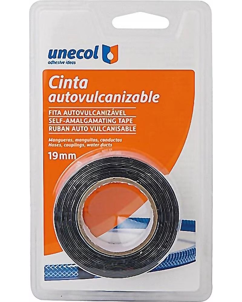Cinta Autovulcanizante Unecol de Alta Resistencia Negro