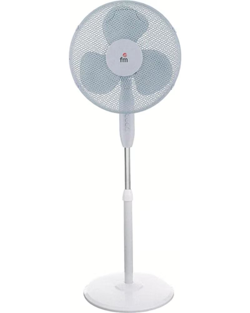Ventilador de Pie Ajustable Fm Blanco M-140053