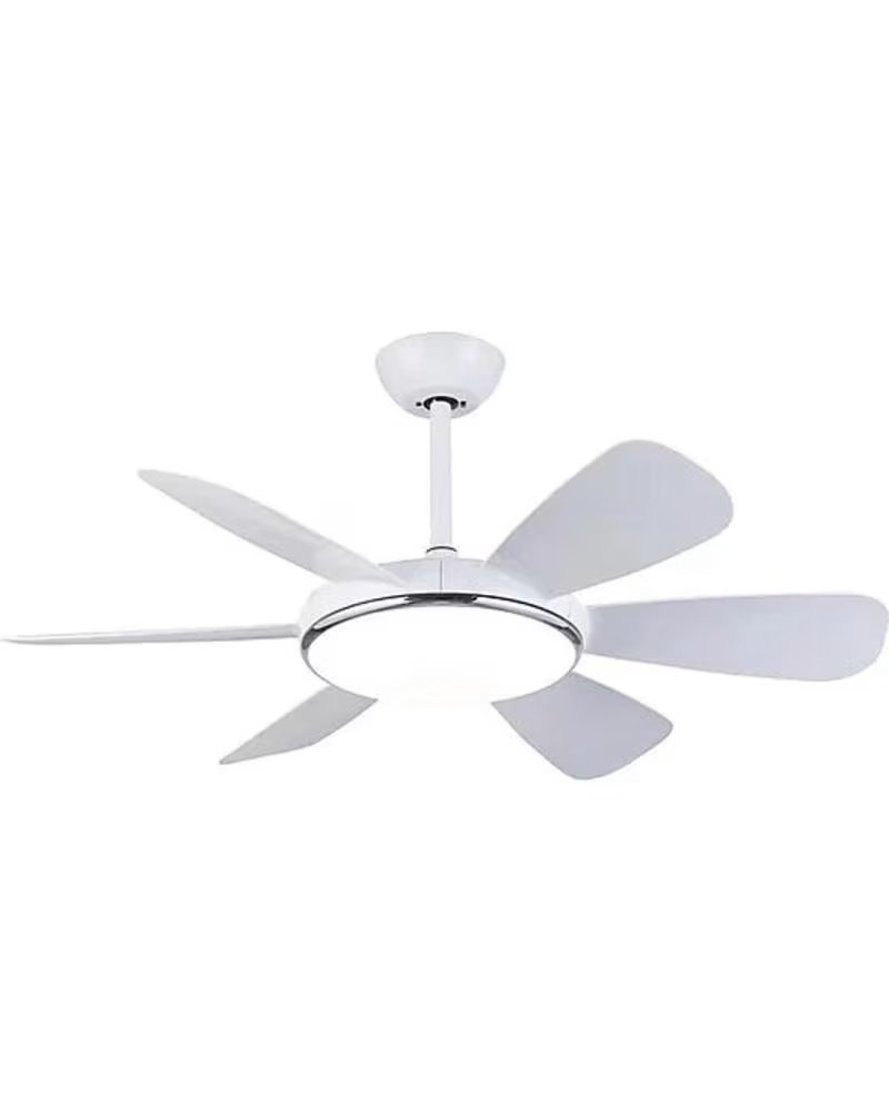 Ventilador de Techo Fm con Iluminación Led y Motor Eficiente Blanco