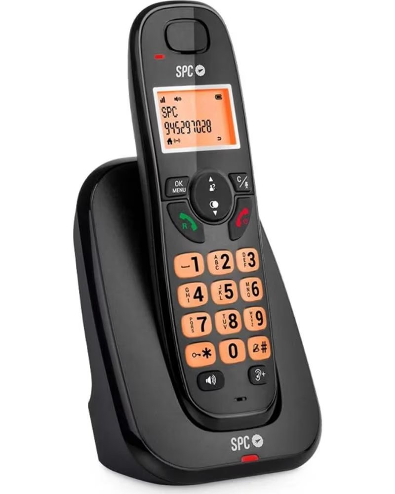 TELÉFONO INALÁMBRICO SPC KAIRO 7331N NEGRO PANTALLA RETROILUMINADA