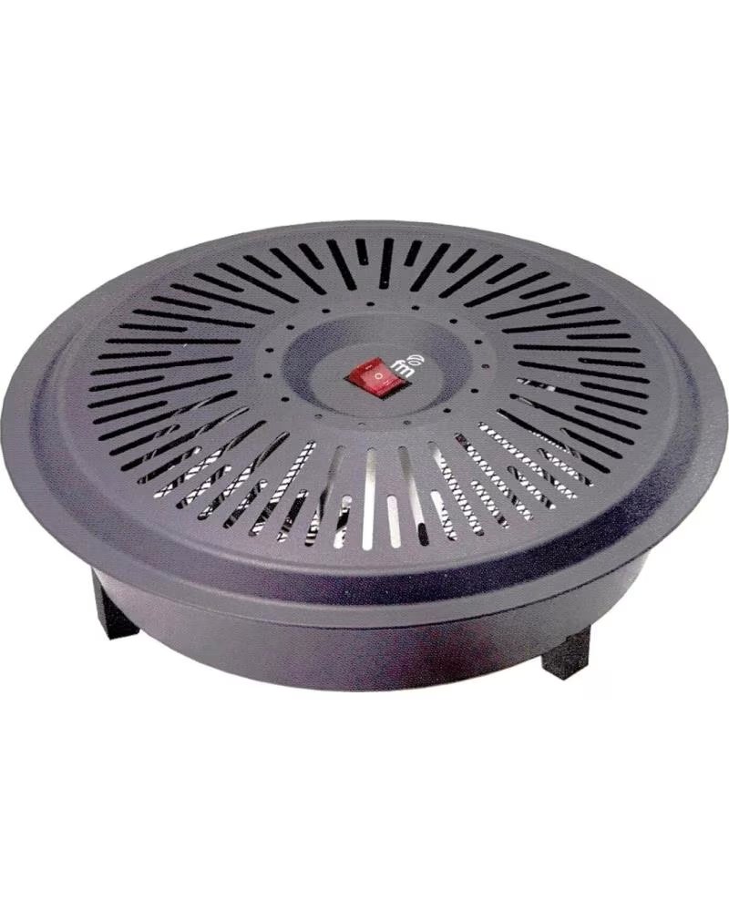 Fm Calefactor Eléctrico Compacto Negro