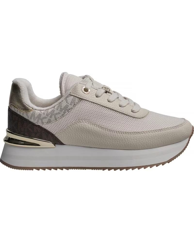 Zapatillas Deportivas Mujer Michael Kors Hattie Trainer Beige-dorado