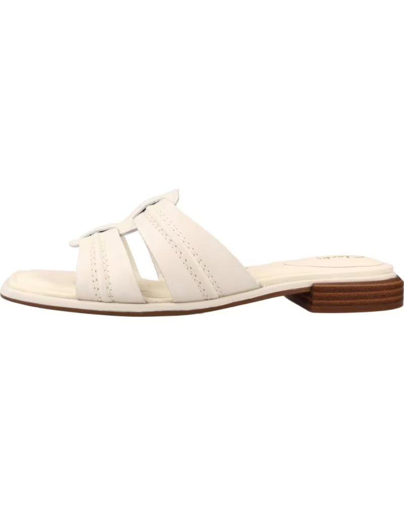 Sandalias Tipo Mule Ariany de Clarks en Color Crema Cream