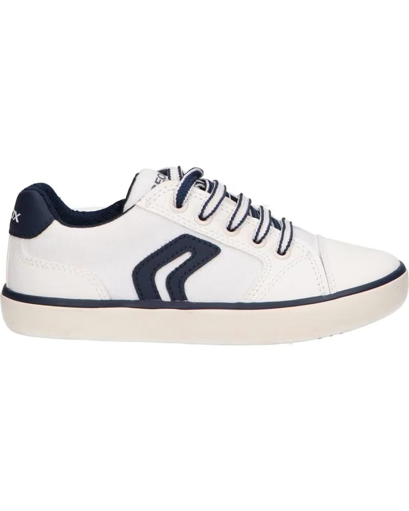 Zapatillas Geox J155CD J Gisli Blanco-azul Marino C0899 White-navy