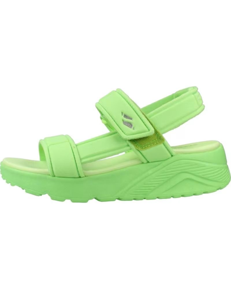 Sandalias Skechers Uno Lite Sunny Stand Verde Lima Lime