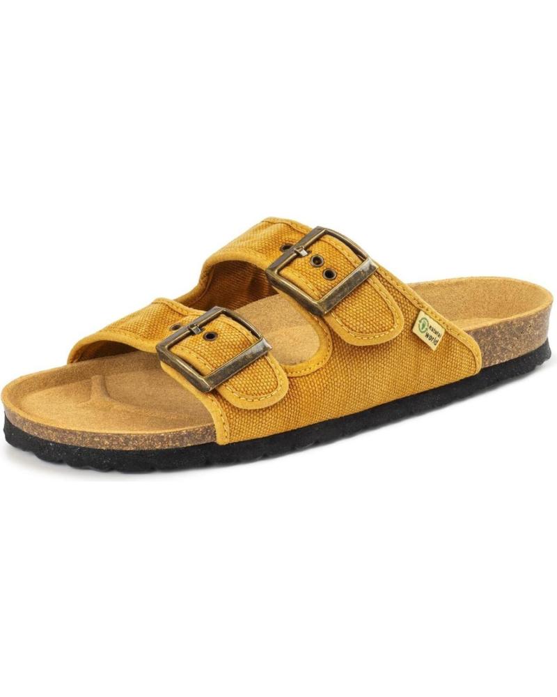 Sandálias de Mulher NATURAL WORLD SANDALIA UNISEX BIO ANATOMICA 7001E CUERO