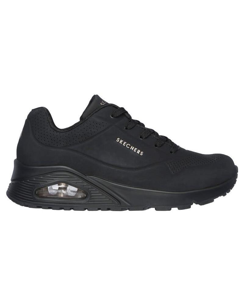 ZAPATILLAS CASUAL SKECHERS UNO STAND ON AIR 73690 NEGRO MUJER NEGRO