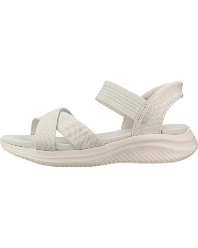 Sandalias Skechers Slip-ins Ultra Flex 30 Never Better Blanco