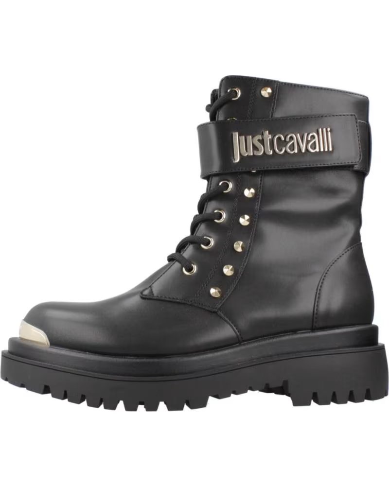 Botines Just Cavalli Modelo Bourne Black