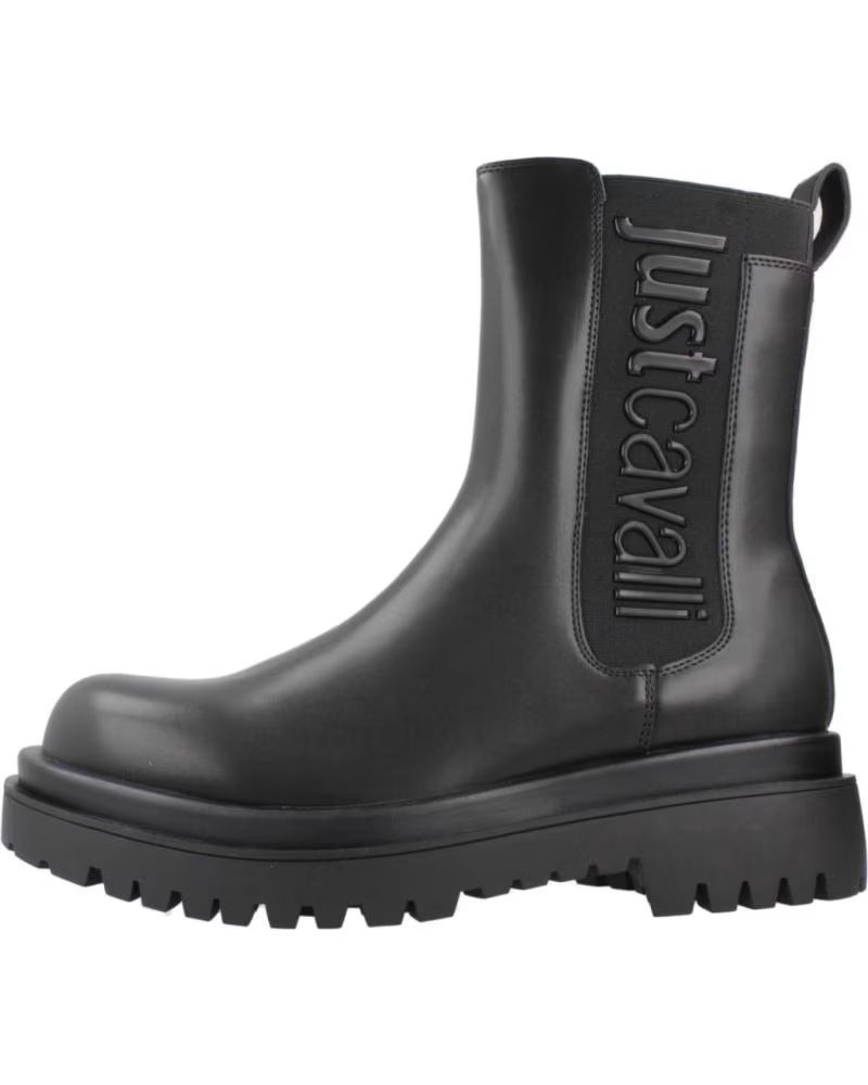 Botines Just Cavalli Modelo Bourne Black