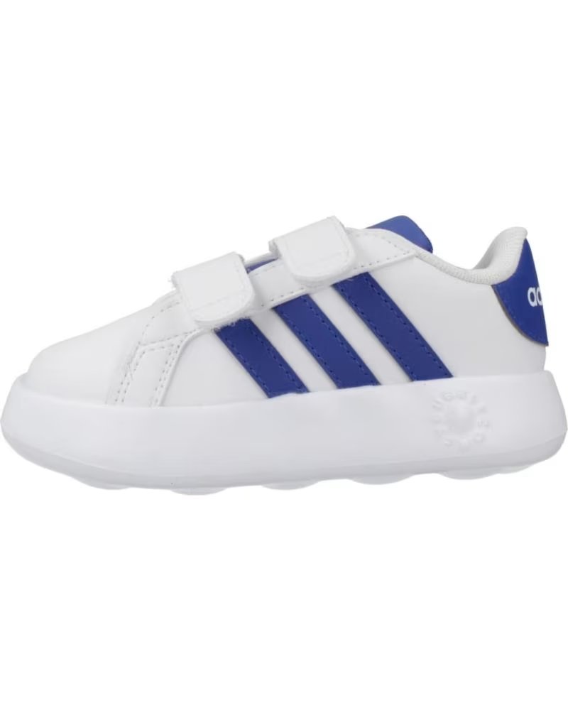 Adidas Zapatillas Grand Court 20 Cf para Bebé con Velcro JQ7997 Blanco