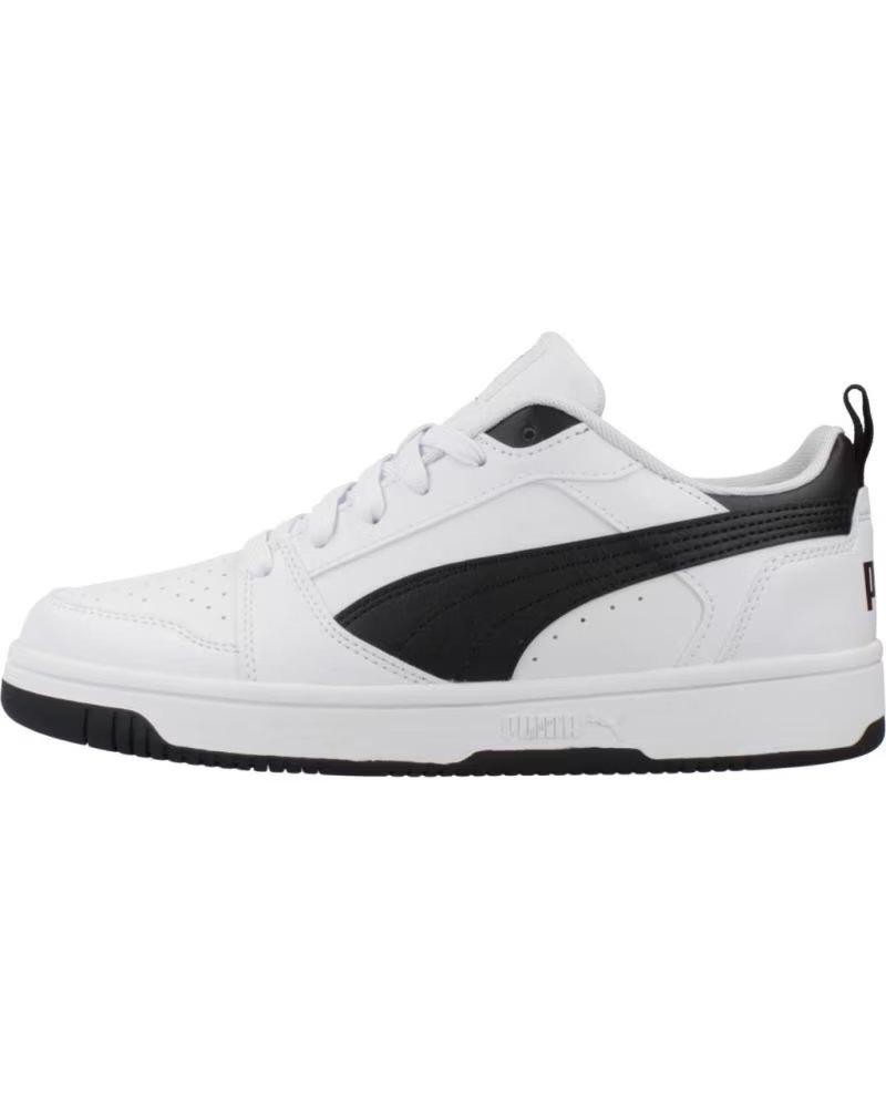 Zapatillas Puma Rebound V6 Lo Jr White