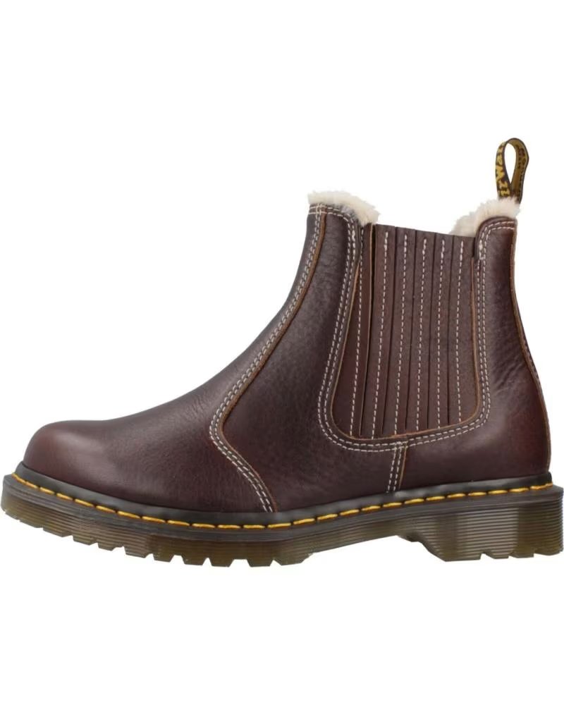 Botines Dr Martens Leonore Ii Forrados Marrón Drkbrw