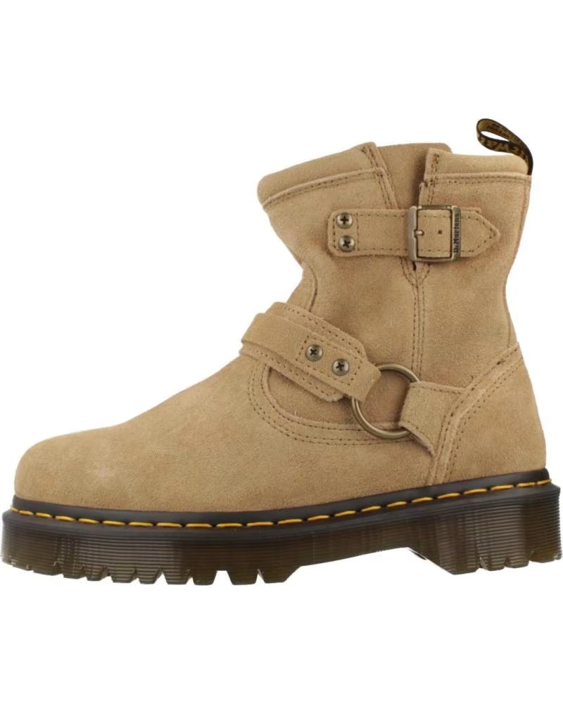 Botas Dr Martens Anistone Harness en Ante Color Tostado Tan